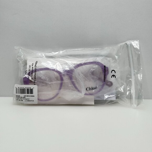 Chloe Eyeglasses Eye Glasses Frames CC0015O 004 47-16-130 Youth - Picture 7 of 7